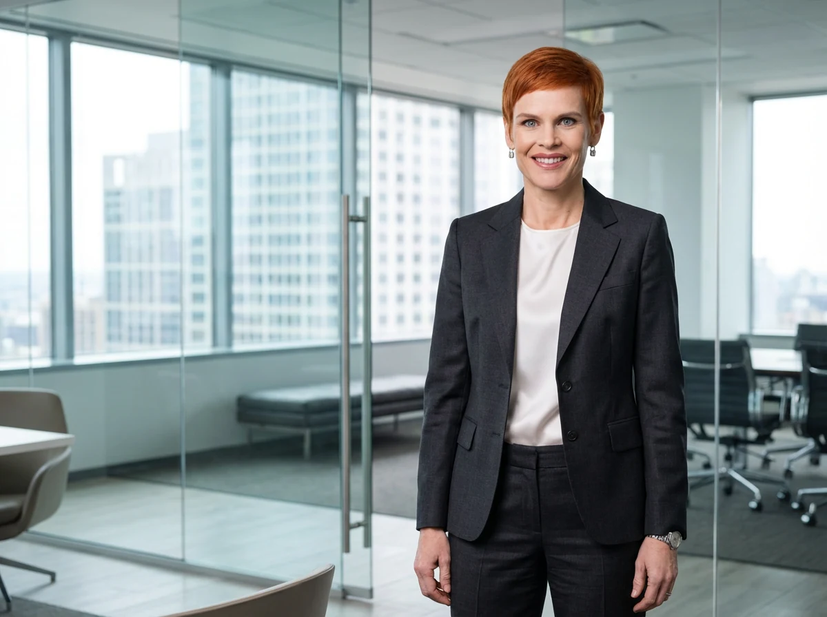 Business-Anzug Damen Dunkelgrau